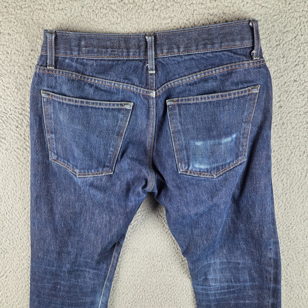 Imogene + Willie Barton Slim Selvedge Jeans Mens 31 (30x29) Denim Made in USA - Picture 12 of 12